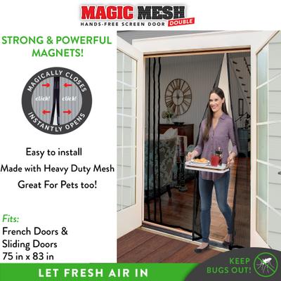 Show full view: Magic Mesh Hands-Free Screen Double Dog & Cat Door slide 2 of 9