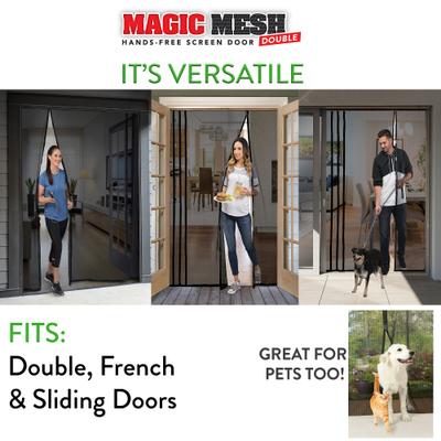 Show full view: Magic Mesh Hands-Free Screen Double Dog & Cat Door slide 5 of 9