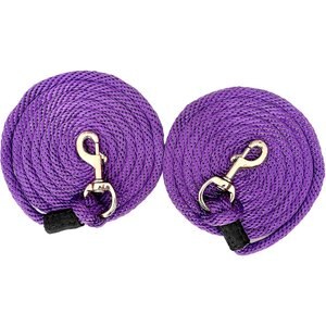 Majestic Ally Heavy Duty Bolt Snap Poly Horse Lead, 2 count, Hunter Green