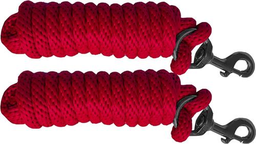 Show full view: Majestic Ally Heavy Duty Bolt Snap Poly Horse Lead, 2 count, Red slide 3 of 4
