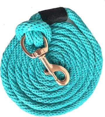 Show full view: Majestic Ally Heavy Duty Bolt Snap Poly Horse Lead, 2 count, Turquoise slide 4 of 5