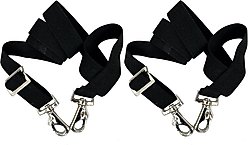 Majestic Ally Horse Elastic Horse Leg Strap, Black