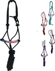 Majestic Ally Horse Nose Poly Rope & Halter, Black
