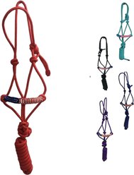 Majestic Ally Horse Nose Poly Rope & Halter, Red