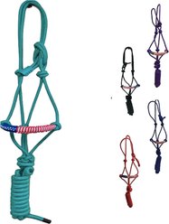 Majestic Ally Horse Nose Poly Rope & Halter, Turquoise