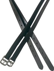 Majestic Ally Horse Stirrup Leathers, Black, 60-in slide 2 of 5