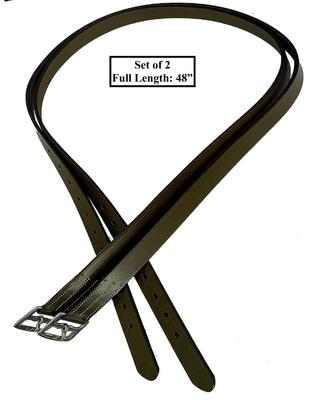 Show full view: Majestic Ally Horse Stirrup Leathers, Brown, 48-in slide 2 of 4