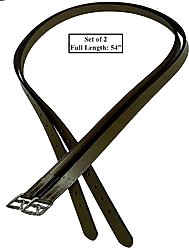 Majestic Ally Horse Stirrup Leathers, Brown, 54-in slide 2 of 4