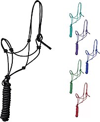 Majestic Ally Knotted Training Halter & Lead, Black