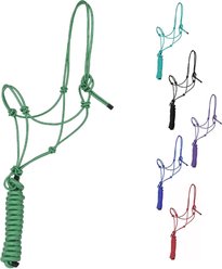 Majestic Ally Knotted Training Halter & Lead, Hunter Green