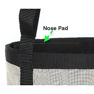 Majestic Ally Mesh Feed Rite Horse Bag, Dark Gray, Pony