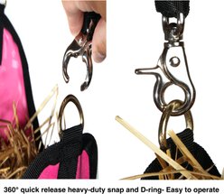 Majestic Ally Nylon Gusset Small Pet Hay Bag, Black, Large slide 2 of 5