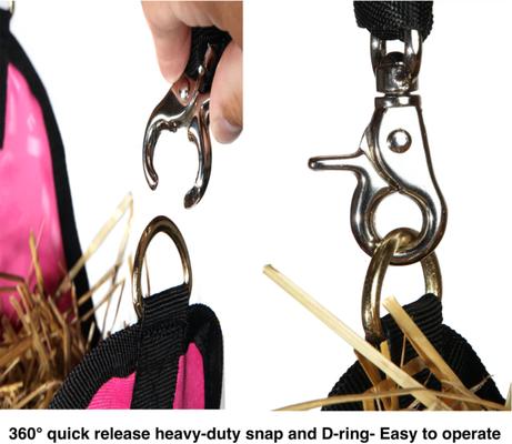 Show full view: Majestic Ally Nylon Gusset Small Pet Hay Bag, Black, Large slide 4 of 6