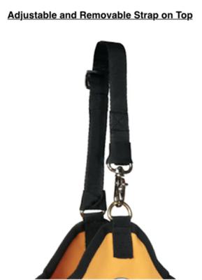 Show full view: Majestic Ally Nylon Gusset Small Pet Hay Bag, Black, Large slide 3 of 6