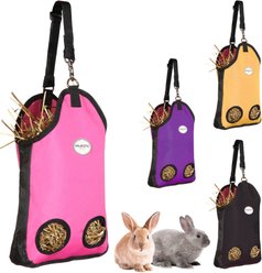 Majestic Ally Nylon Gusset Small Pet Hay Bag, Pink, Large