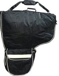 Majestic Ally Nylon Horse Saddle Bag & Pockets, Black