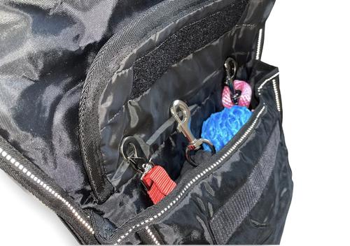 Show full view: Majestic Ally Nylon Horse Saddle Bag & Pockets, Black slide 9 of 9