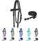 Show in main carousel: Majestic Ally Nylon Padded Browband Headstall & Reins Horse Tack, Black slide 1 of 4