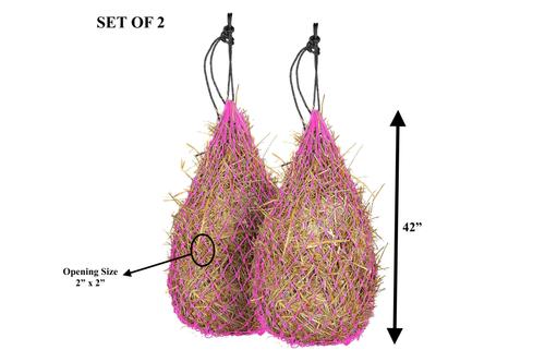 Show full view: Majestic Ally Slow Feed Hay Net, 42-in, Pink slide 2 of 5