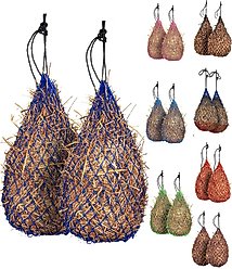 Majestic Ally Slow Feed Hay Net, 42-in, Royal Blue