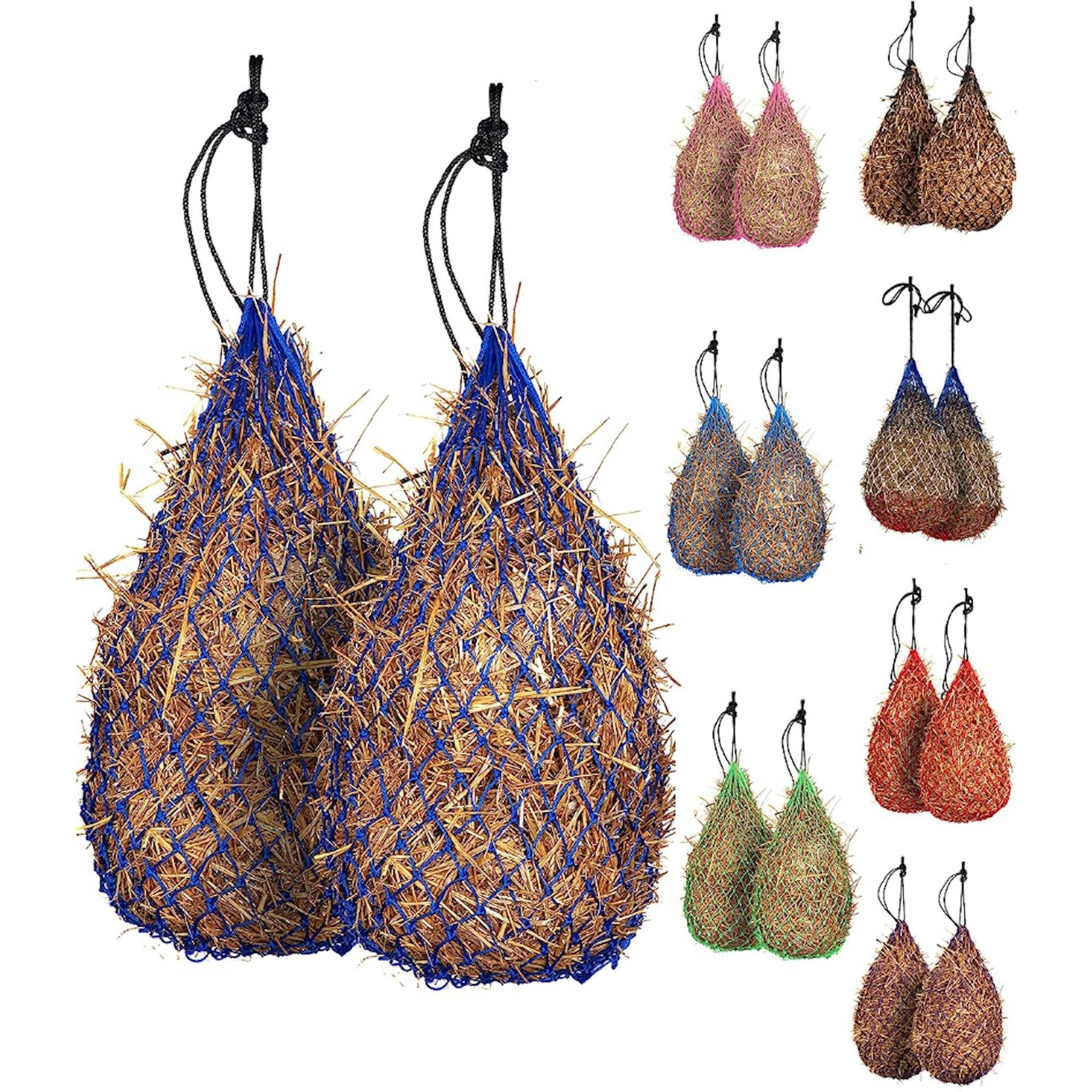 Majestic Ally Slow Feed Hay Net, 42-in, Royal Blue