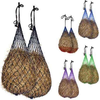 Majestic Ally Majestic Ally Slow Feed Horse Hay Net, 56-in, Black
