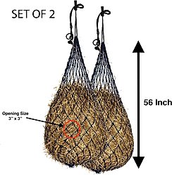Majestic Ally Slow Feed Horse Hay Net, 56-in, Black slide 2 of 3