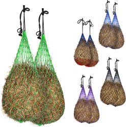Majestic Ally Slow Feed Horse Hay Net, 56-in, Light Green