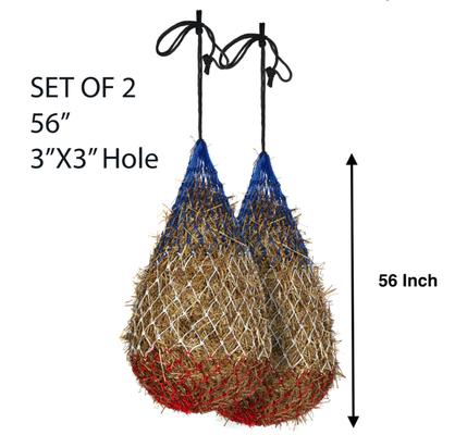 Show full view: Majestic Ally Slow Feed Horse Hay Net, 56-in, Patriotic slide 2 of 3