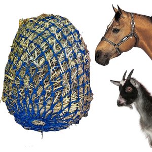 Majestic Ally Ultra Slow Feed Hay Net, 2 x 2-in, Royal Blue