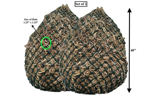 Show full view: Majestic Ally Ultra Slow Feed Horse Hay Net, 1.25 x 1.25-in, 2 count, Hunter Green slide 2 of 5