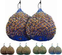 Majestic Ally Ultra Slow Feed Horse Hay Net, 1.25 x 1.25-in, 2 count, Royal Blue