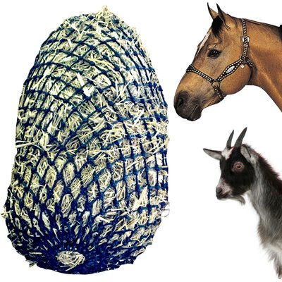Majestic Ally Majestic Ally Ultra Slow Feed Horse Hay Net, 1.25 x 1.25-in, Black
