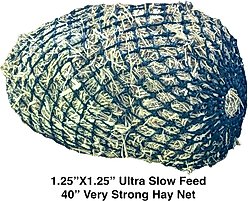 Majestic Ally Ultra Slow Feed Horse Hay Net, 1.25 x 1.25-in, Black slide 2 of 5