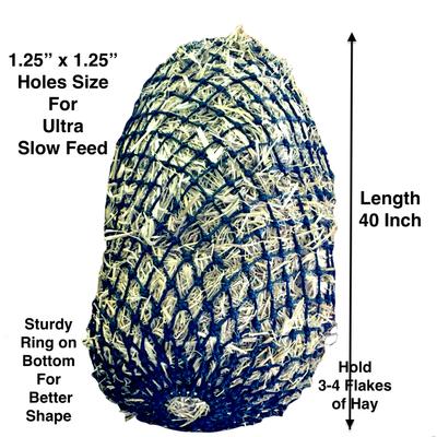 Show full view: Majestic Ally Ultra Slow Feed Horse Hay Net, 1.25 x 1.25-in, Black slide 2 of 5