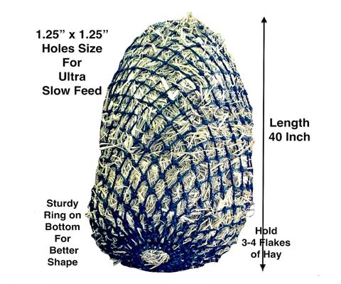 Show full view: Majestic Ally Ultra Slow Feed Horse Hay Net, 1.25 x 1.25-in, Turquoise slide 2 of 5