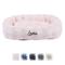 Show in main carousel: Majestic Pet Anderson Check Personalized Bagel Cat & Dog Bed, Pink, Large slide 1 of 6