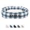 Show in main carousel: Majestic Pet Anderson Check Sherpa Personalized Bagel Cat & Dog Bed, Gunmetal Blue, X-Large slide 1 of 6
