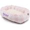 Show in main carousel: Majestic Pet Anderson Check Sherpa Personalized Bagel Cat & Dog Bed, Pink, Medium slide 2 of 6