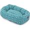 Show in main carousel: Majestic Pet Aruba Bagel Bolster Cat & Dog Bed, Teal, Medium slide 3 of 6