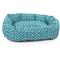 Show in main carousel: Majestic Pet Aruba Bagel Bolster Cat & Dog Bed, Teal, Medium slide 4 of 6