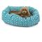 Show in main carousel: Majestic Pet Aruba Bagel Bolster Cat & Dog Bed, Teal, Small slide 1 of 5