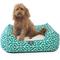 Show in main carousel: Majestic Pet Aruba Contemp Lounge Bolster Dog Bed with Removable Cover, Large, Teal slide 1 of 6