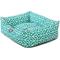Show in main carousel: Majestic Pet Aruba Contemp Lounge Bolster Dog Bed with Removable Cover, Large, Teal slide 6 of 6