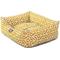 Show in main carousel: Majestic Pet Aruba Contemp Lounge Bolster Dog Bed with Removable Cover, Large, Yellow slide 7 of 7