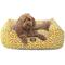 Show in main carousel: Majestic Pet Aruba Contemp Lounge Bolster Dog Bed with Removable Cover, Large, Yellow slide 3 of 7