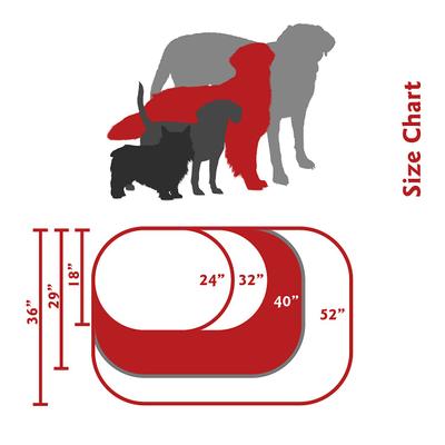 Show full view: Majestic Pet Aruba Sherpa Bagel Bolster Cat & Dog Bed, Citrus, Large slide 5 of 6