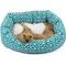 Show in main carousel: Majestic Pet Aruba Sherpa Bagel Bolster Cat & Dog Bed, Teal, Medium slide 1 of 5