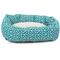 Show in main carousel: Majestic Pet Aruba Sherpa Bagel Bolster Cat & Dog Bed, Teal, Small slide 2 of 5