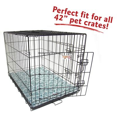 Show full view: Majestic Pet Charlie Personalized Dog Crate Mat, Emerald, Large slide 5 of 8